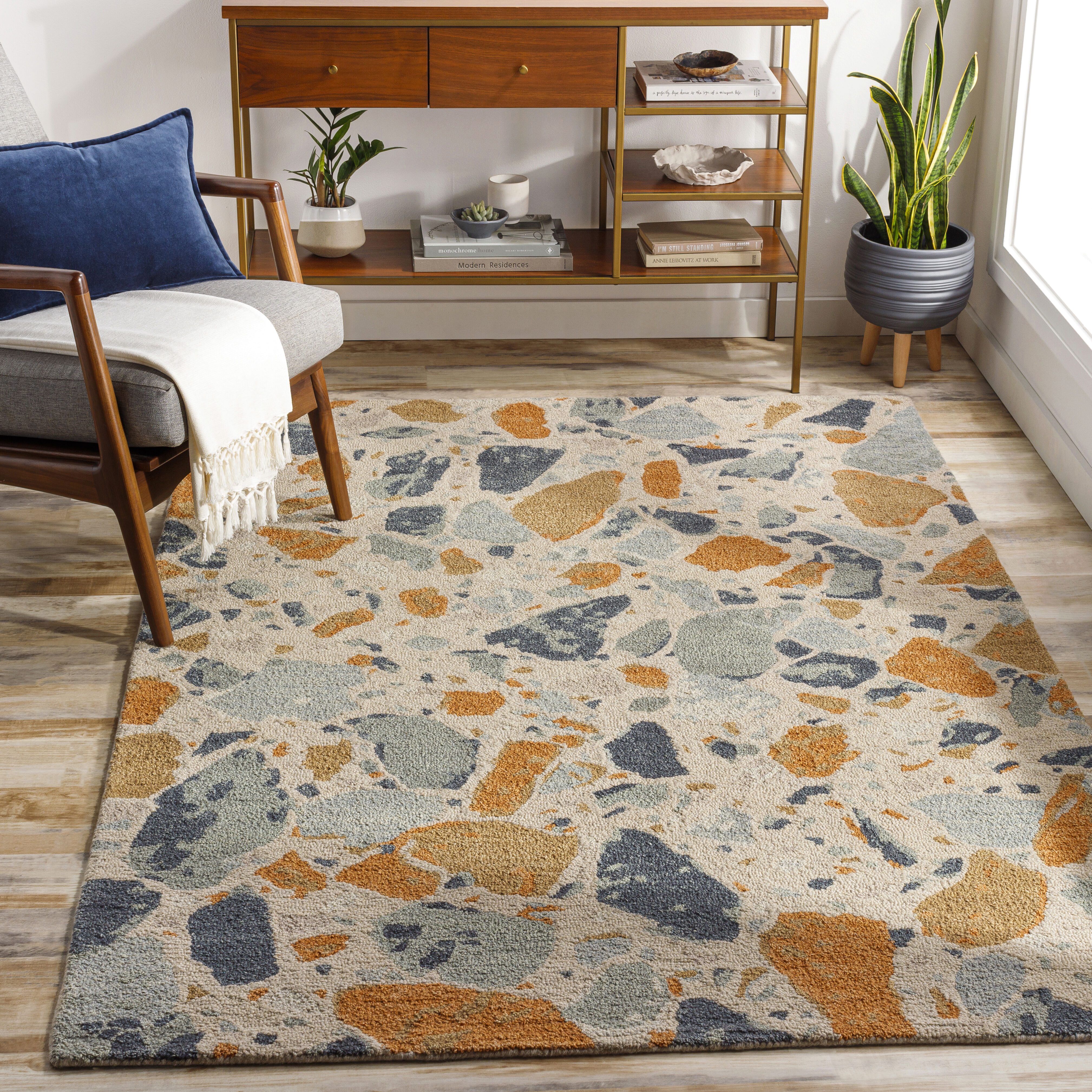 Winchester 90 X 60 inch Taupe Rug, Rectangle