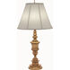 Ellie 32 inch 150 watt Umbered Brass Table Lamp Portable Light
