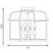 Transitional 4 Light 12 inch Natural Brass Semi-Flush Ceiling Light