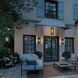 Calen 1 Light 8 inch Textured Black Outdoor Pendant