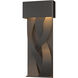 Tress LED 22.9 inch Coastal Oil Rubbed Bronze Outdoor Sconce, Small