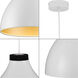 Radian LED LED 11 inch Satin White Pendant Ceiling Light, Progress LED