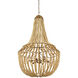 Penelope 6 Light 27 inch Antique Brass Chandelier Ceiling Light