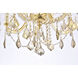Maria Theresa 6 Light 20 inch Gold Dining Chandelier Ceiling Light in Golden Teak, Royal Cut