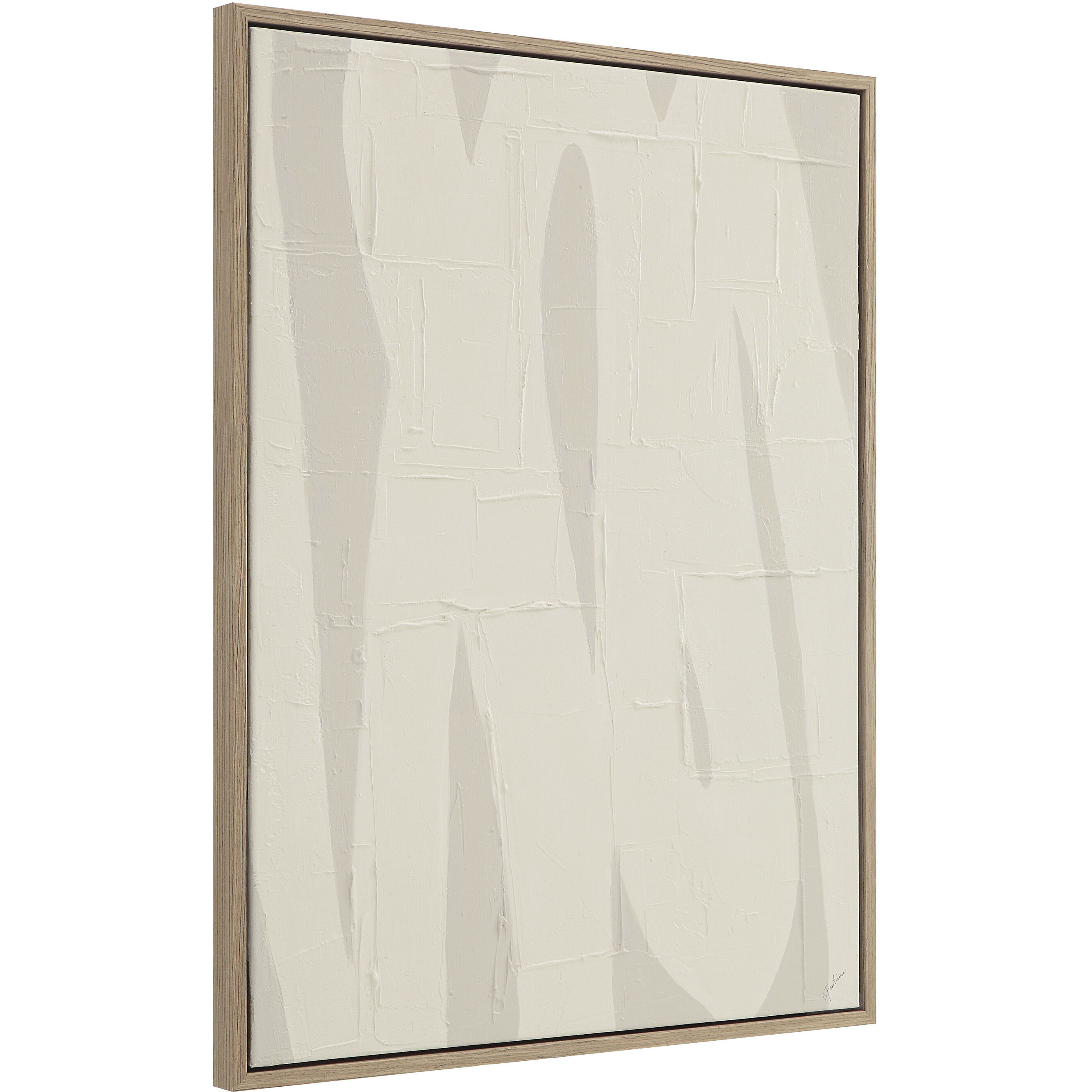 Allegra Beige Canvas Art