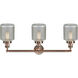 Franklin Restoration Stanton LED 32 inch Antique Copper Bath Vanity Light Wall Light, Franklin Restoration
