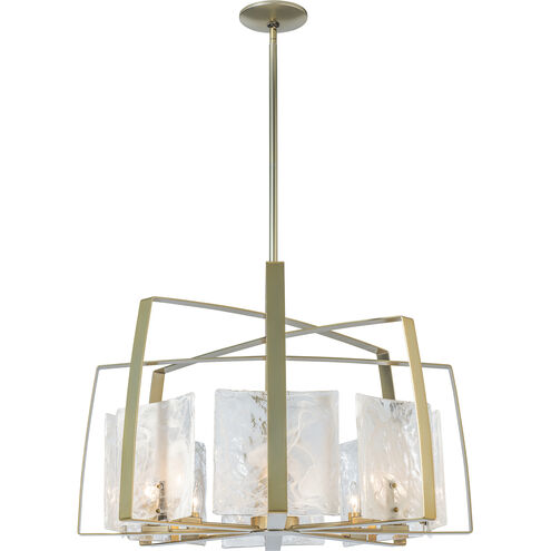 Arc 8 Light 34.4 inch Modern Brass Dining Pendant Ceiling Light