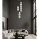 Soji LED 15.75 inch Black and Gold Multi-Light Pendant Ceiling Light