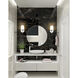 Henri 1 Light 6.5 inch Chrome Bathroom Vanity Wall Light