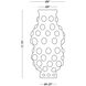 Tobias 17.75 X 4.25 inch Vase