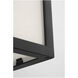 Sean Lavin Sesha 16 inch Textured Black Outdoor Wall Lantern