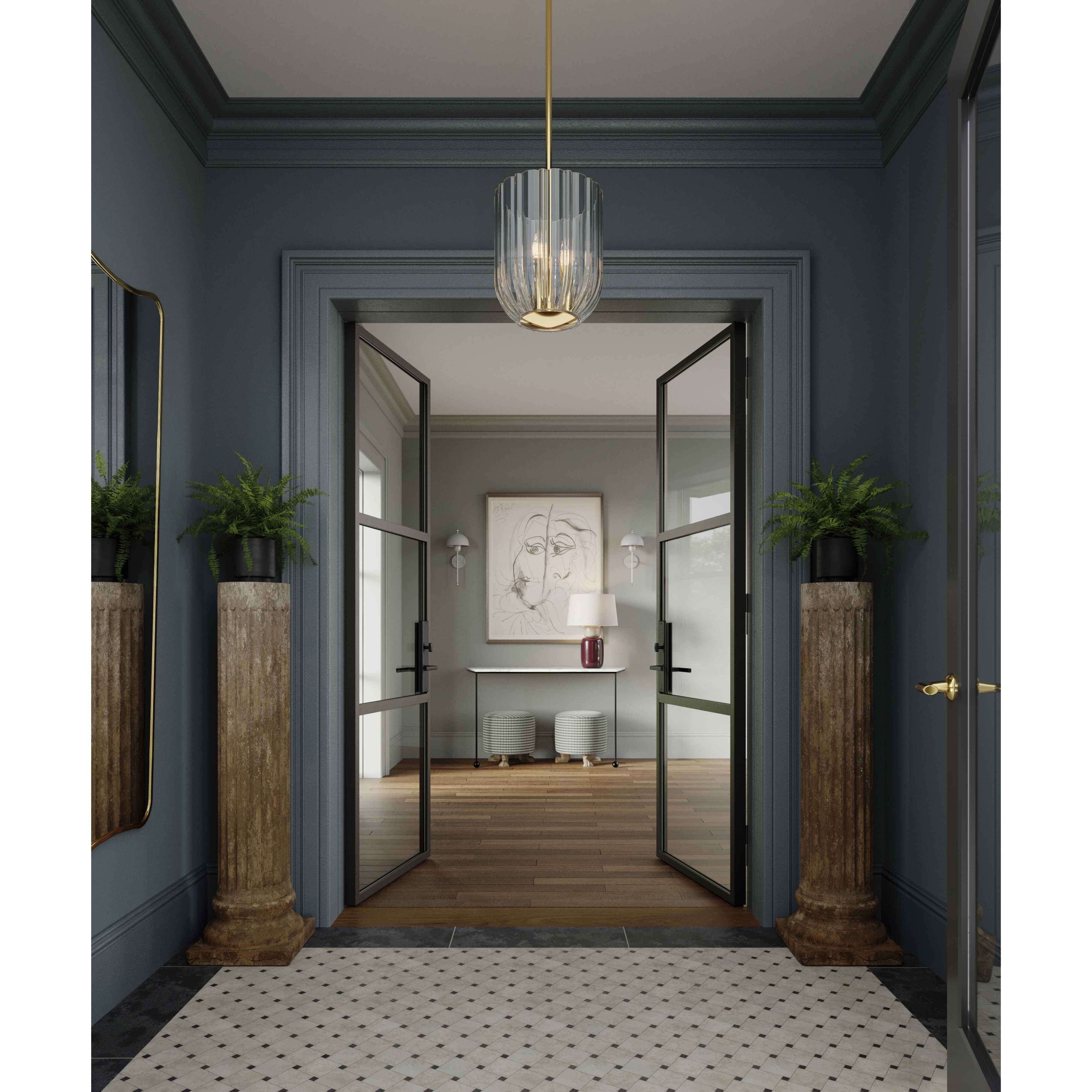 Jojo 1 Light 7.75 inch Aged Brass/Soft White Wall Sconce Wall Light