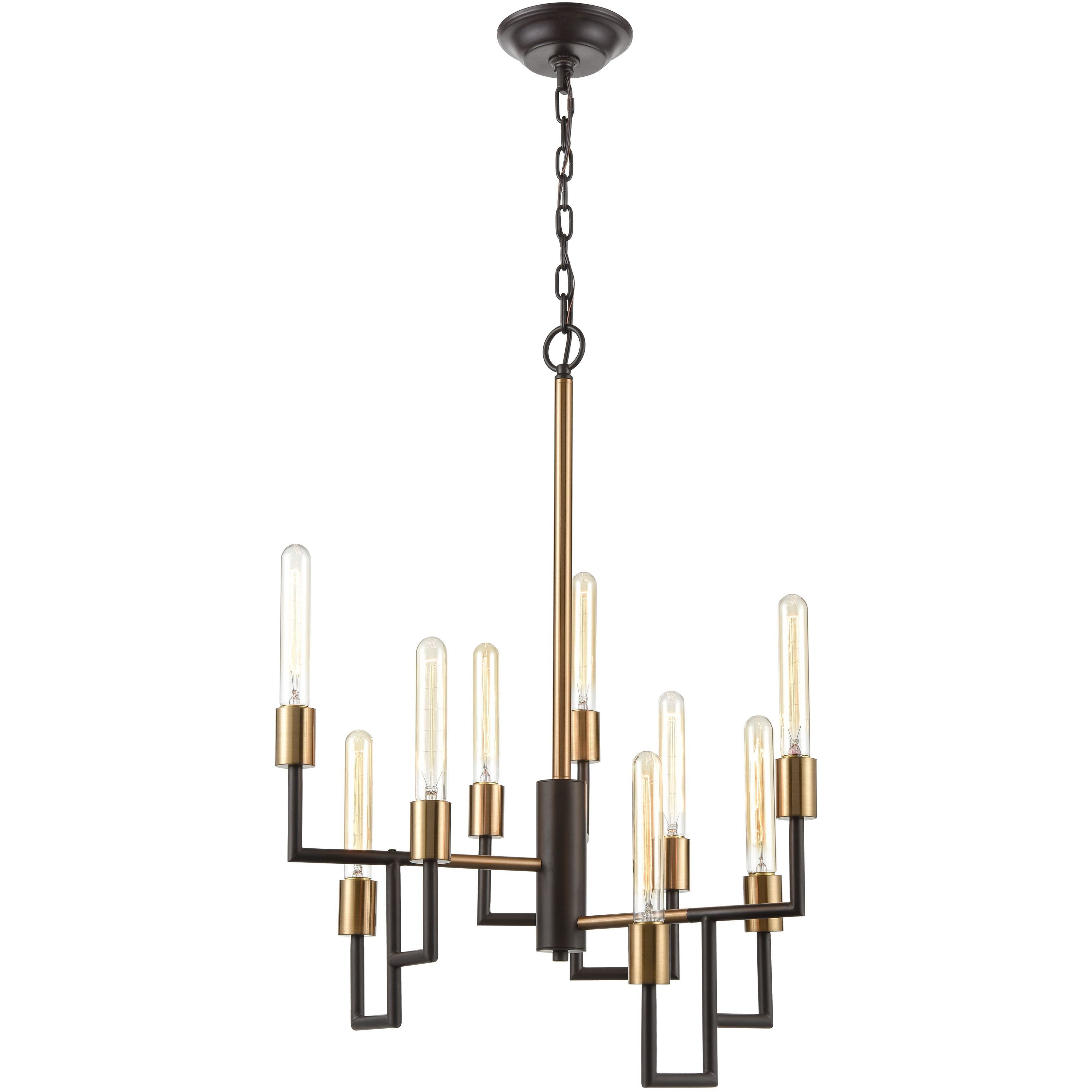 Congruency 9 Light 23 inch Oil Rubbed Bronze Chandelier Ceiling Light