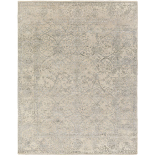 Euphoric 36 X 24 inch Light Gray / Light Slate Handmade Rug