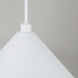 Alden 1 Light 18 inch Matte White Pendant Ceiling Light