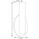 Parallel LED LED 5 inch Architectural Bronze ADA Wall Bracket Wall Light