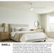 Swell Illuminated 72 inch Matte White Fan
