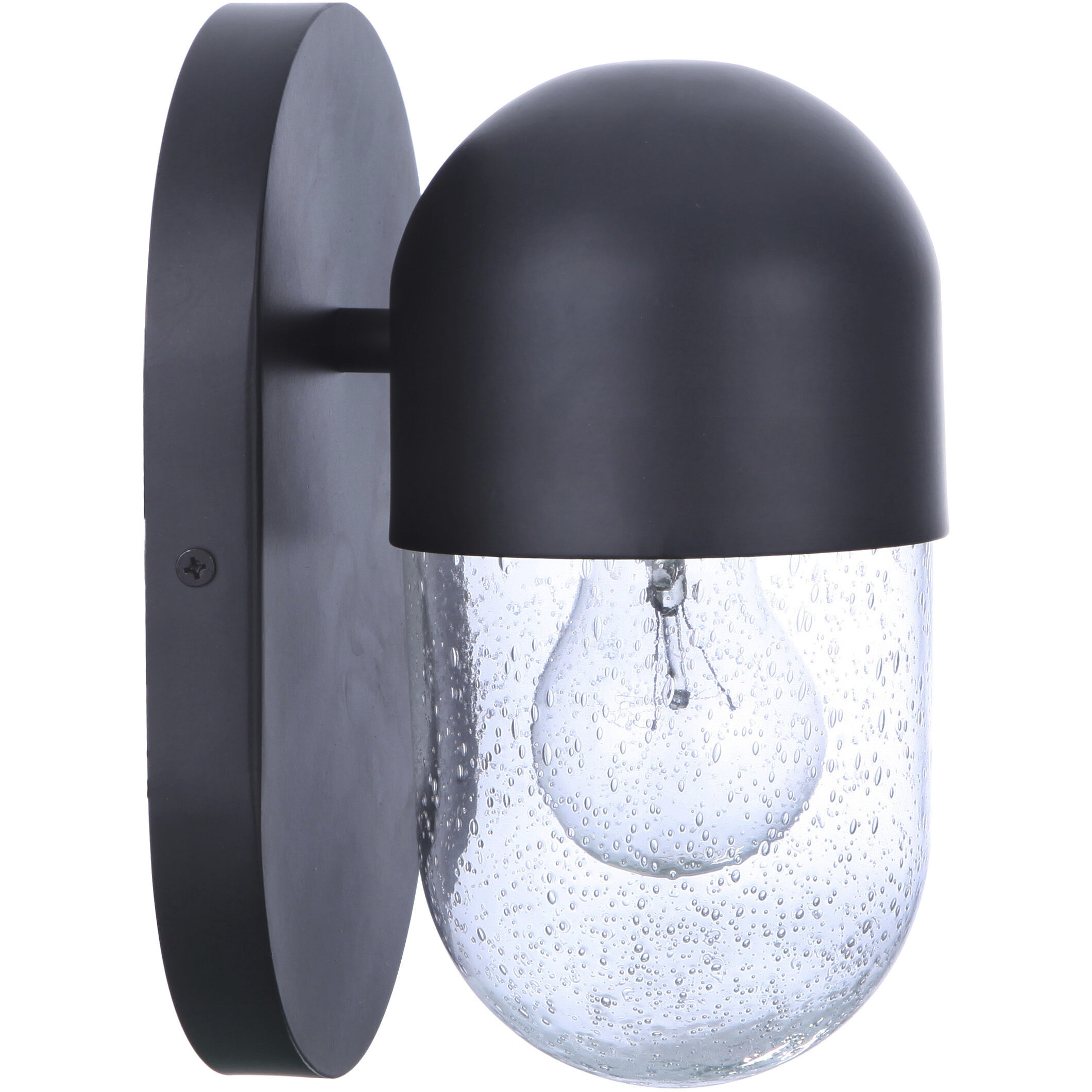 Pill 1 Light 5.25 inch Flat Black Wall Sconce Wall Light