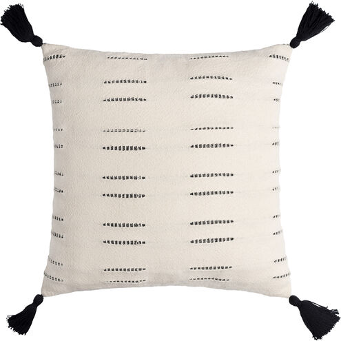 Eden 20 inch Light Beige Pillow Kit in 20 x 20, Square