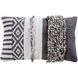 Santos 26 X 5.5 inch Crema with Gray Lumbar Pillow, Cover Only