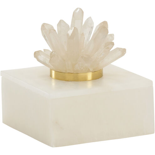 Chelsea House 6 inch Natural White/Natural White Decorative Box