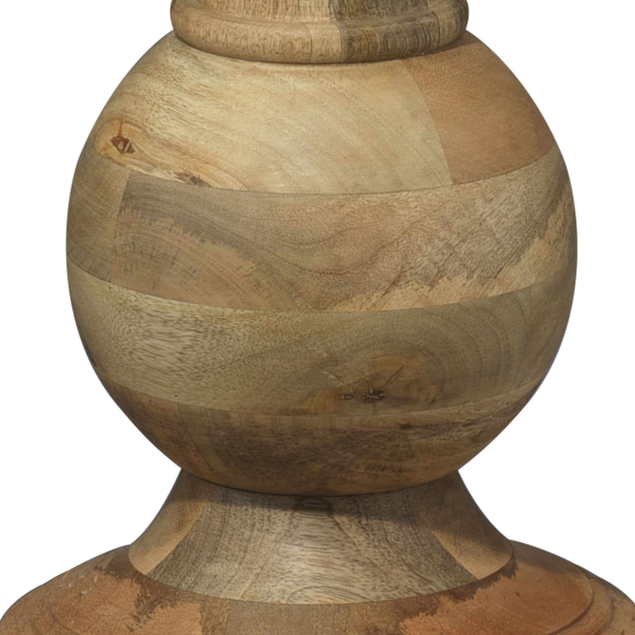 Budapest 72 inch 150 watt Natural Wood Floor Lamp Portable Light