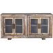 Hughes 80 X 18 inch Natural and Clear Sideboard