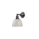 Union Square 1 Light 7 inch Gun Metal Wall Sconce Wall Light in Seeded, S5