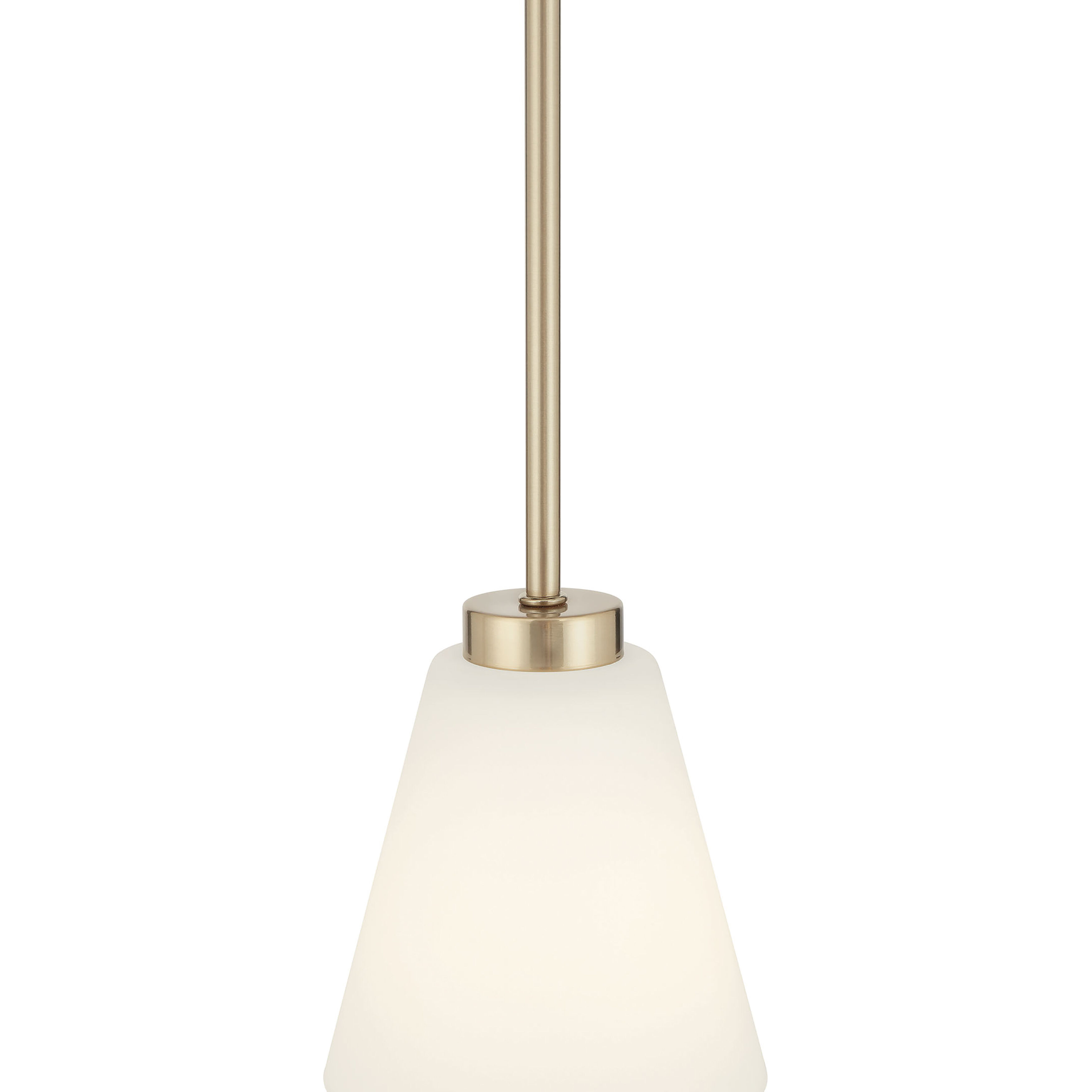Strayhan 1 Light 5.75 inch Modern Gold Mini Pendant Ceiling Light
