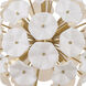 Esme 6 Light 18.25 inch Aged Brass Chandelier Ceiling Light