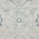 Hillcrest 102 X 66 inch Blue Rug in 6 X 9, Rectangle