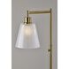 Gio 56 inch 60.00 watt Painted Brass Floor Lamp Portable Light