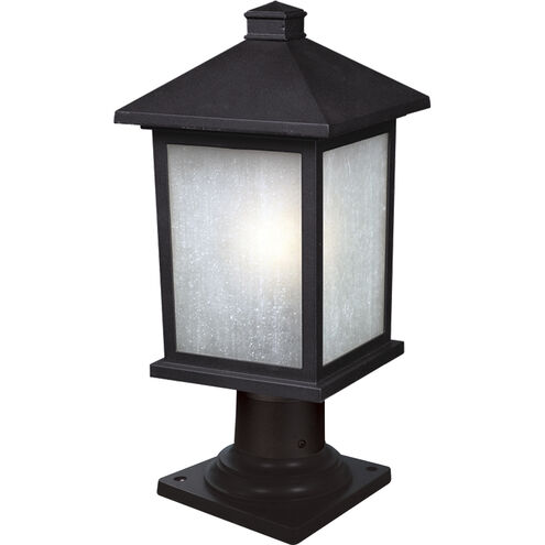 Holbrook 1 Light 18 inch Black Outdoor Pier Mounted Fixture