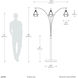 Artifact 86 inch 60 watt Dark Walnut and Espresso Bronze Arc Floor Lamp Portable Light