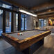 Longboard LED 48.13 inch Black Brushed Nickel Linear Pendant Ceiling Light, dweLED