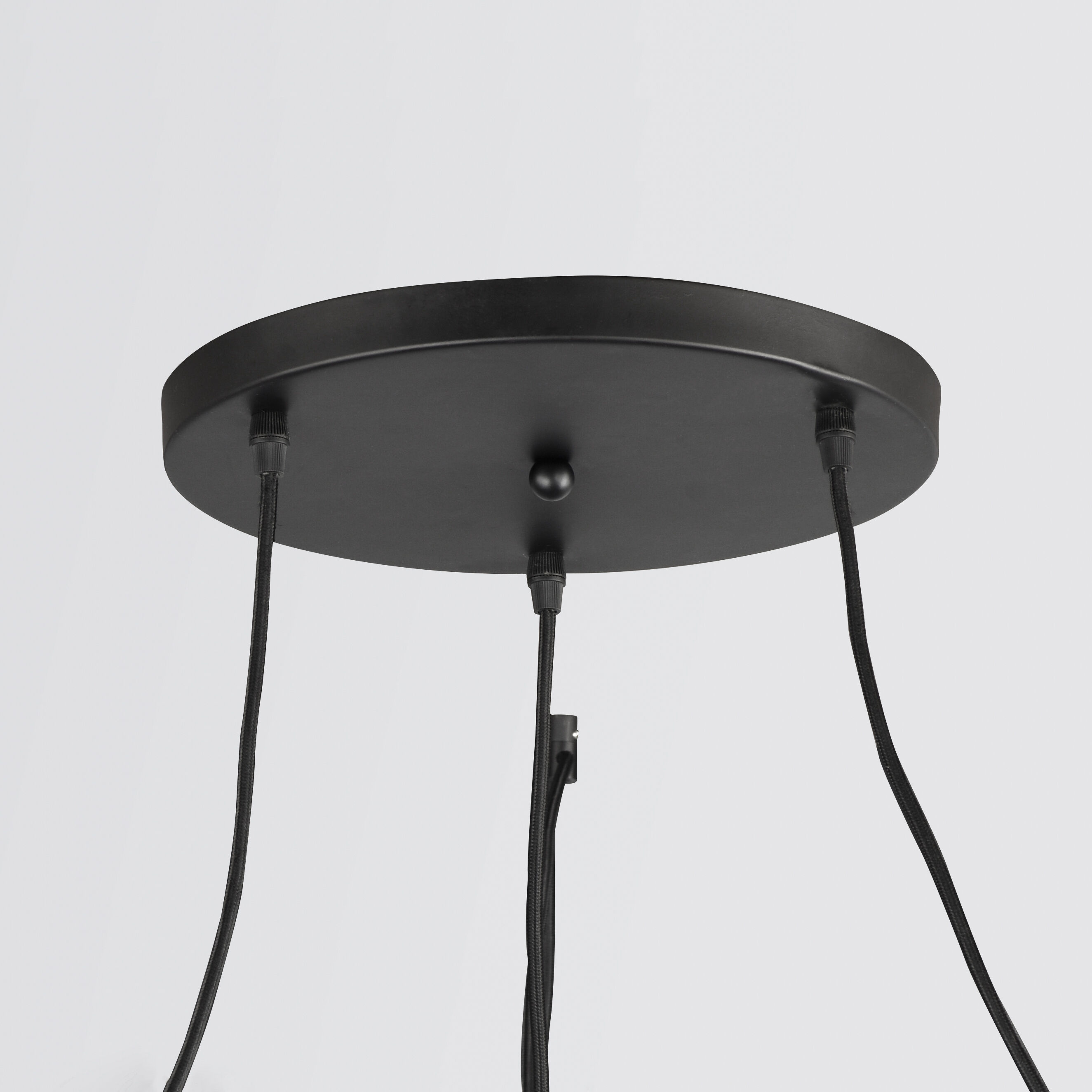 Early Electric 3 Light 12 inch Black/Antique Brass Multi-Light Pendant Ceiling Light