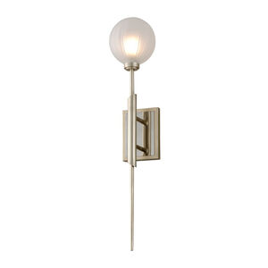 Tempest LED 5 inch Satin Silver Leaf Wall Sconce Wall Light