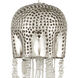 Medusa 1 Light 5.5 inch Silver Multi-Drop Pendant Ceiling Light