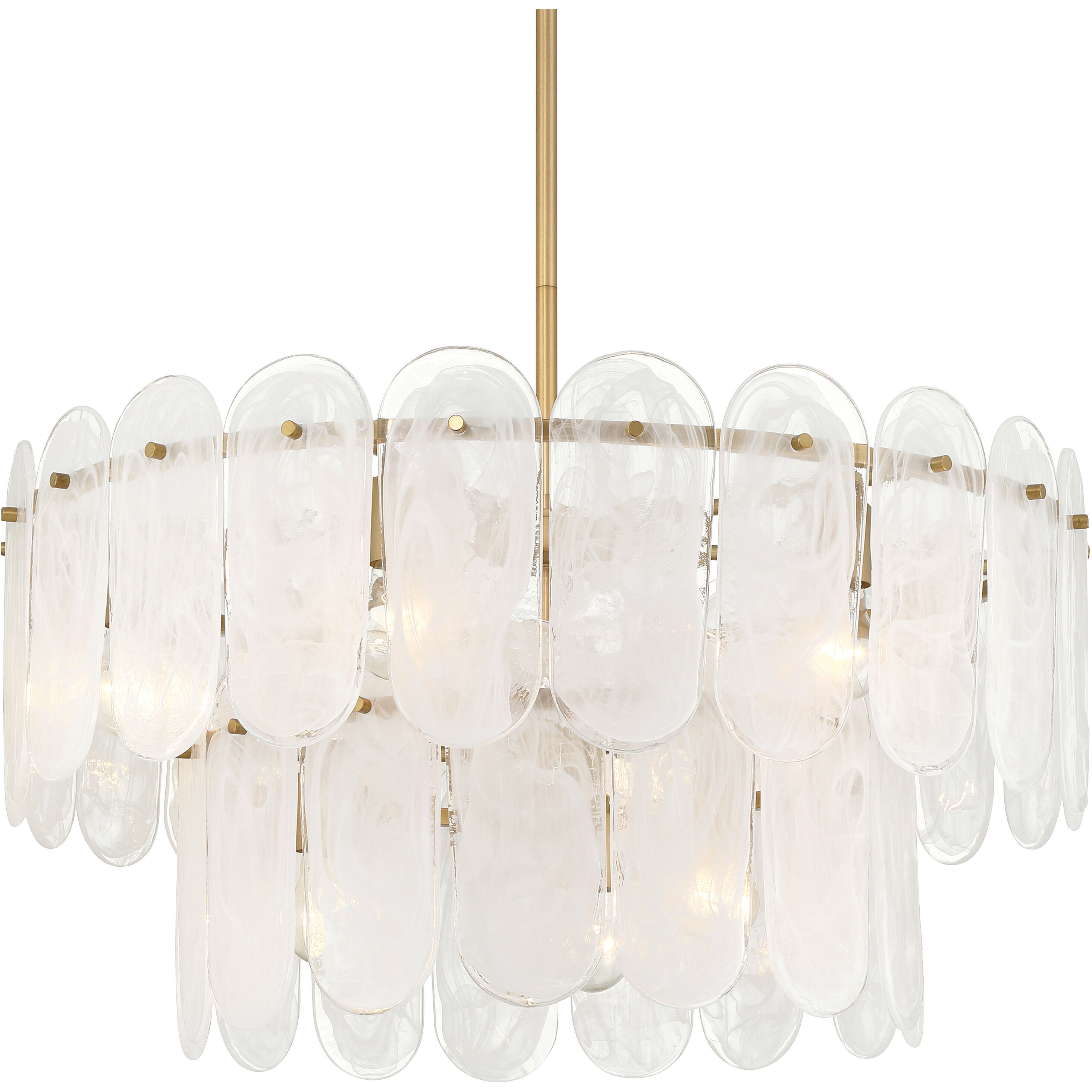 Oldmill 9 Light 30 inch Legacy Brass Pendant Ceiling Light