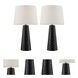 Muriel 24 inch 100.00 watt Black Table Lamp Portable Light