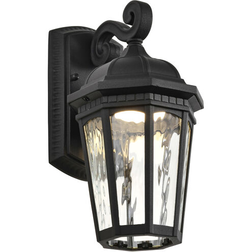 East River LED 12 inch Matte Black Outdoor Wall Sconce