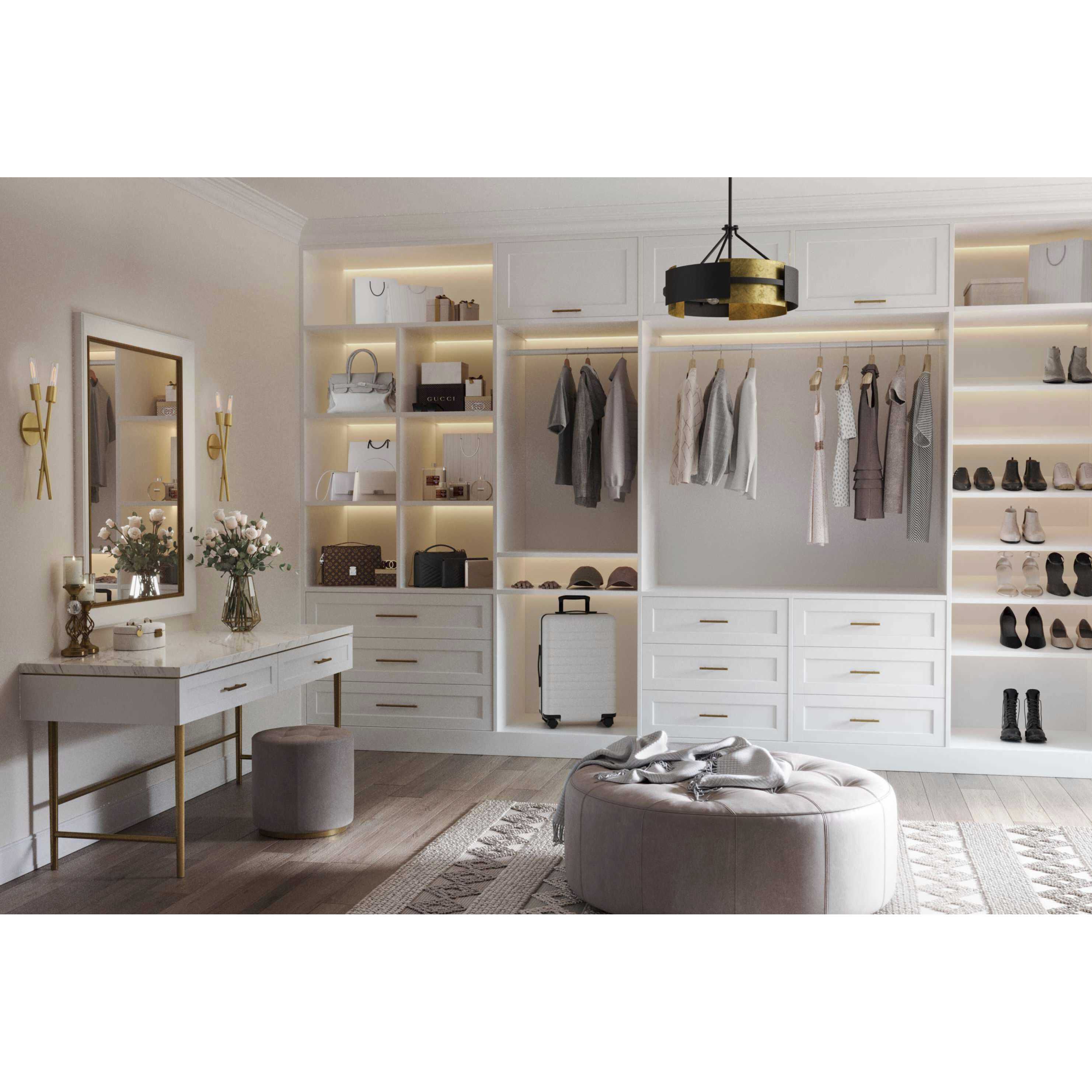 Astra 2 Light Satin Brass Wall Bracket Wall Light, Design Series