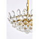 Emilia 3 Light 16 inch Brass Pendant Ceiling Light