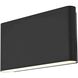 Corbin 2 Light 5 inch Black Outdoor Wall Sconce