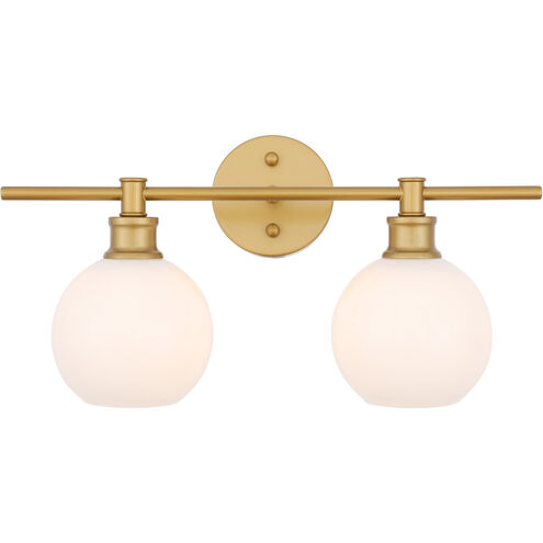 Syracuse 2 Light 19 inch Brass Wall sconce Wall Light