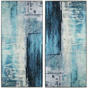 Mary Hong's Which Way Giclees, Diptych