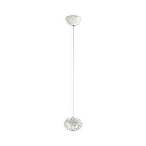 Rosini LED 5 inch White Mini Pendant Ceiling Light