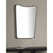 Nashua 36 X 24 inch Matte Black and Clear Mirror