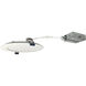 FLAT Matte Powder White Recessed, Selectable CCT