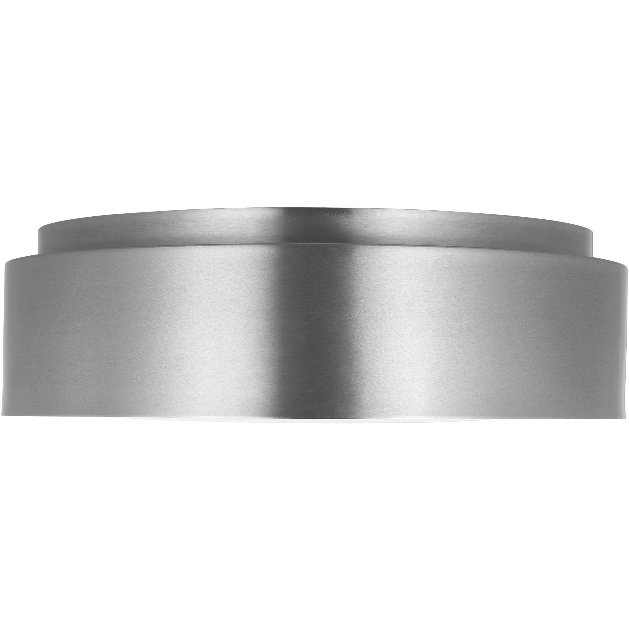 Drew & Jonathan Dartmore 3 Light 18 inch Brushed Nickel Flush Mount Ceiling Light, Large